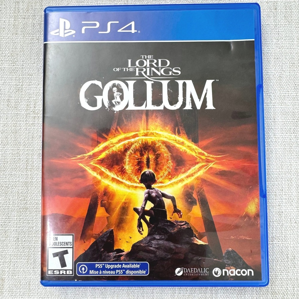 The Lord of the Rings Gollum PS4 Complete CIB Tested PS5 Upgrade Available